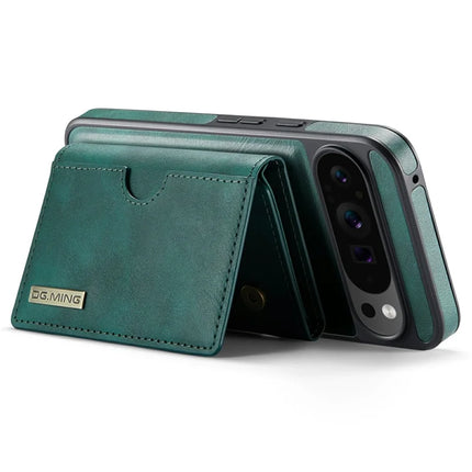 DG.MING M6 Series For Google Pixel 9 Pro XL Case Magnetic Wallet PU+PC+TPU Phone Cover