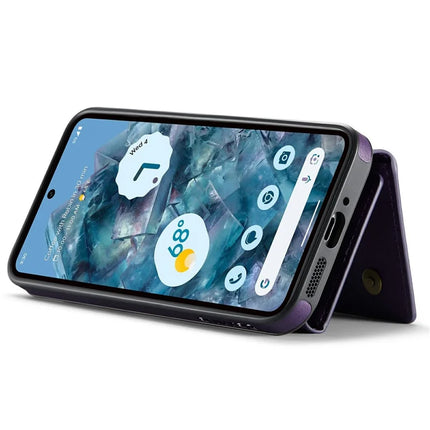 DG.MING M6 Series For Google Pixel 9 Pro XL Case Magnetic Wallet PU+PC+TPU Phone Cover