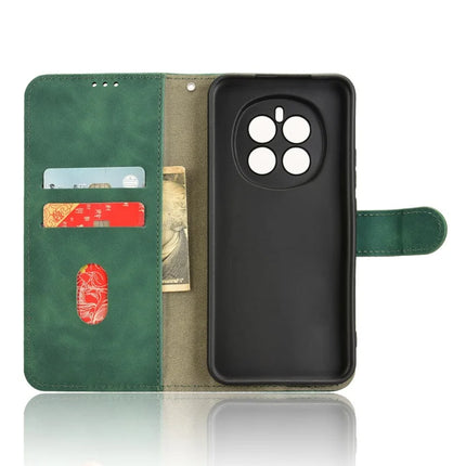 For Honor Magic7 5G Leather Case Skin-Feel Anti-Drop Wallet Flip Phone Cover