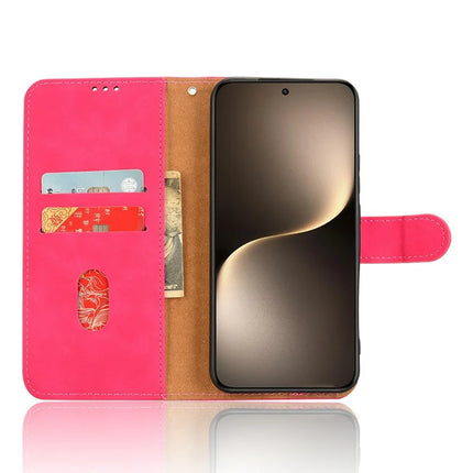 For Honor Magic7 5G Leather Case Skin-Feel Anti-Drop Wallet Flip Phone Cover