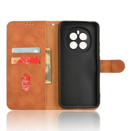 For Honor Magic7 5G Leather Case Skin-Feel Anti-Drop Wallet Flip Phone Cover