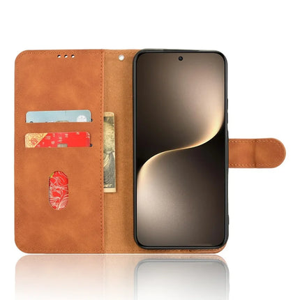 For Honor Magic7 5G Leather Case Skin-Feel Anti-Drop Wallet Flip Phone Cover