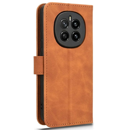 For Honor Magic7 5G Leather Case Skin-Feel Anti-Drop Wallet Flip Phone Cover