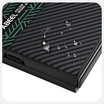 ABEEL For Honor Magic V3 5G Case PC + TPU + Aluminum Alloy + PU Leather Phone Cover Compatible with MagSafe