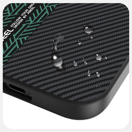 ABEEL For Google Pixel 9a Case PC + TPU + Aluminum Alloy + PU Leather Phone Cover Compatible with MagSafe