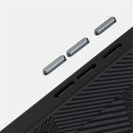 ABEEL For Google Pixel 9a Case PC + TPU + Aluminum Alloy + PU Leather Phone Cover Compatible with MagSafe