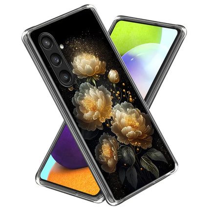 For Samsung Galaxy A26 5G Case Pattern Printed Shockproof TPU Phone Cover - Golden Peony