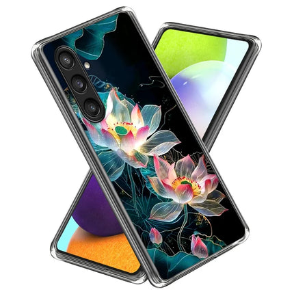 For Samsung Galaxy A26 5G Case Pattern Printed Shockproof TPU Phone Cover - Crystal Lotus