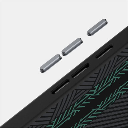 ABEEL For Google Pixel 9 Pro XL Case PC + TPU + Aluminum Alloy + PU Leather Phone Cover Compatible with MagSafe