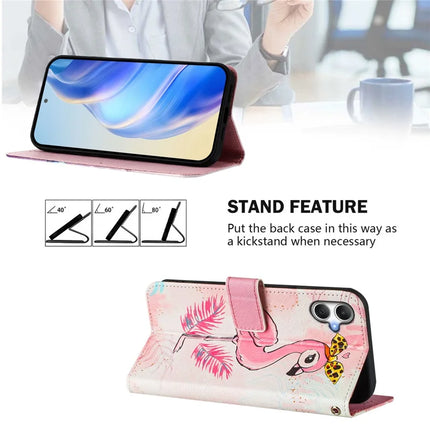 For Samsung Galaxy A05 4G Case Pattern Printing Wallet Phone Cover with Strap