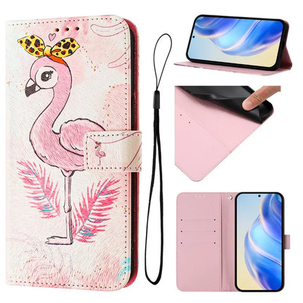 For Samsung Galaxy A05 4G Case Pattern Printing Wallet Phone Cover with Strap
