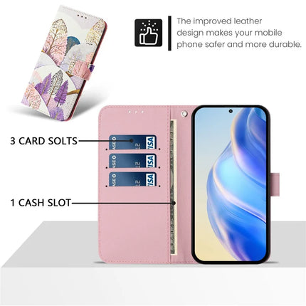 For Samsung Galaxy A55 5G Case Pattern Printing Wallet Phone Cover with Strap