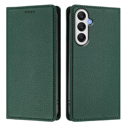 For Samsung Galaxy A35 5G Wallet Case RFID Blocking Litchi Texture Leather Mobile Cover