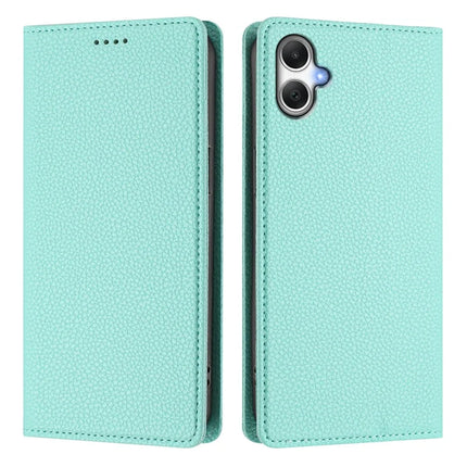 For Samsung Galaxy A06 Wallet Case RFID Blocking Litchi Texture Leather Mobile Cover