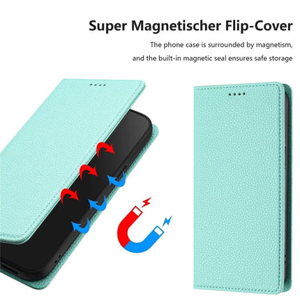 For Samsung Galaxy A06 Wallet Case RFID Blocking Litchi Texture Leather Mobile Cover