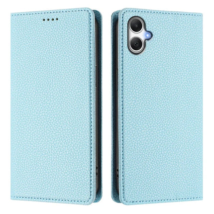 For Samsung Galaxy A06 Wallet Case RFID Blocking Litchi Texture Leather Mobile Cover