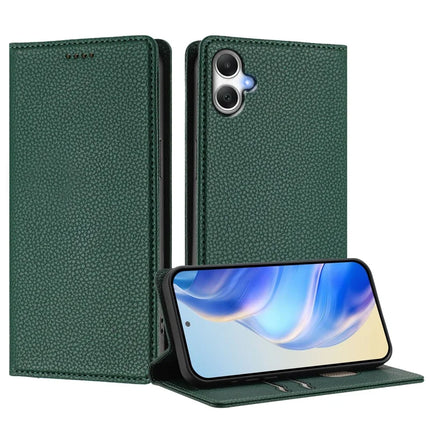 For Samsung Galaxy A06 Wallet Case RFID Blocking Litchi Texture Leather Mobile Cover