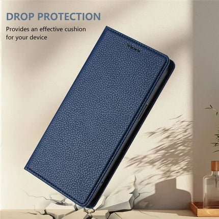 For Samsung Galaxy A06 Wallet Case RFID Blocking Litchi Texture Leather Mobile Cover