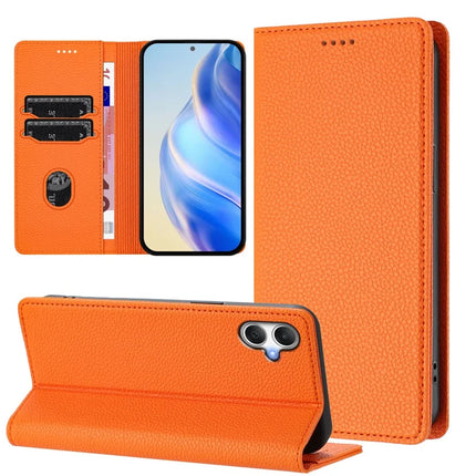 For Samsung Galaxy A06 Wallet Case RFID Blocking Litchi Texture Leather Mobile Cover