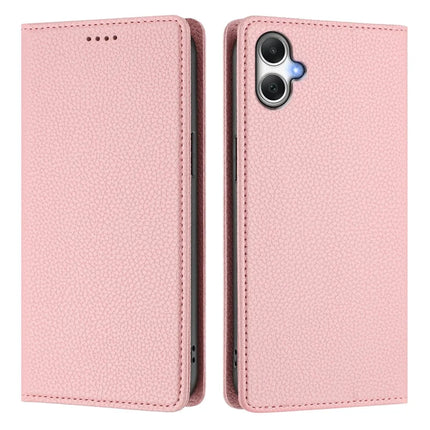 For Samsung Galaxy A05 4G Wallet Case RFID Blocking Litchi Texture Leather Mobile Cover