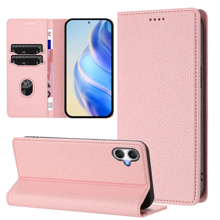 For Samsung Galaxy A05 4G Wallet Case RFID Blocking Litchi Texture Leather Mobile Cover
