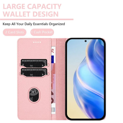 For Samsung Galaxy A05 4G Wallet Case RFID Blocking Litchi Texture Leather Mobile Cover