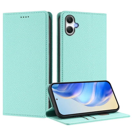 For Samsung Galaxy A05 4G Wallet Case RFID Blocking Litchi Texture Leather Mobile Cover