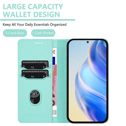 For Samsung Galaxy A05 4G Wallet Case RFID Blocking Litchi Texture Leather Mobile Cover