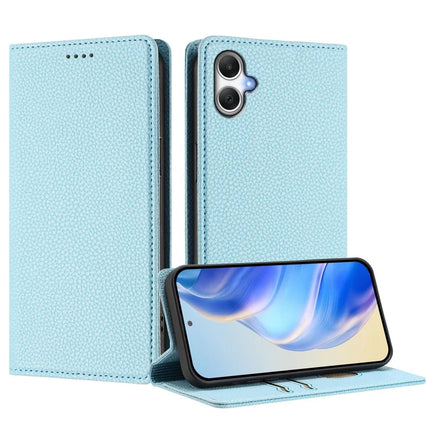 For Samsung Galaxy A05 4G Wallet Case RFID Blocking Litchi Texture Leather Mobile Cover