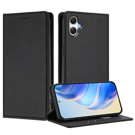 For Samsung Galaxy A05 4G Wallet Case RFID Blocking Litchi Texture Leather Mobile Cover