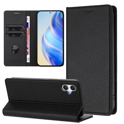 For Samsung Galaxy A05 4G Wallet Case RFID Blocking Litchi Texture Leather Mobile Cover