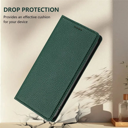 For Samsung Galaxy A05 4G Wallet Case RFID Blocking Litchi Texture Leather Mobile Cover