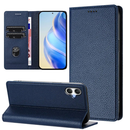 For Samsung Galaxy A05 4G Wallet Case RFID Blocking Litchi Texture Leather Mobile Cover