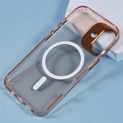 For iPhone 16 Plus Case Compatible with MagSafe TPU+PC Phone Back Cover Rhinestone Decor