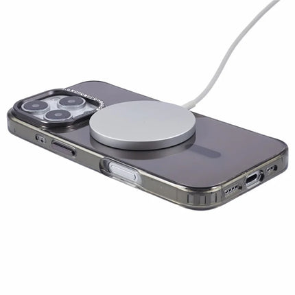 For iPhone 16 Pro Max Case Compatible with MagSafe TPU+PC Phone Back Cover Rhinestone Decor