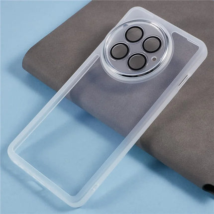 WANLONFENG DKSM Series for OnePlus 13 TPU Case Electroplated Frame with Tempered Glass