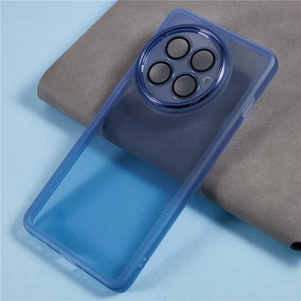 WANLONFENG DKSM Series for OnePlus 13 TPU Case Electroplated Frame with Tempered Glass