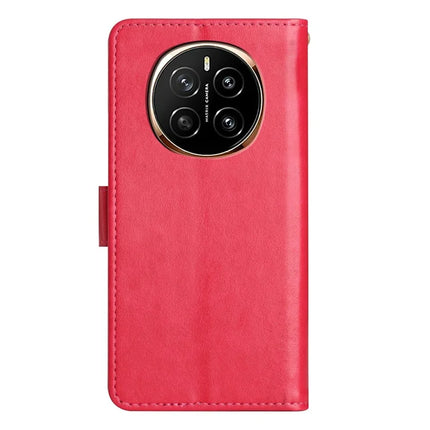 For Honor Magic7 5G Case PU Leather Phone Wallet Cover with Strap