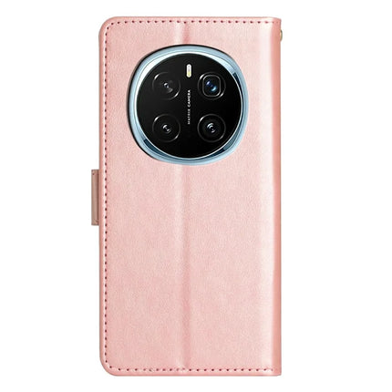 For Honor Magic7 Pro 5G Case PU Leather Phone Wallet Cover with Strap