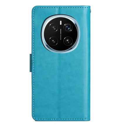 For Honor Magic7 Pro 5G Case PU Leather Phone Wallet Cover with Strap