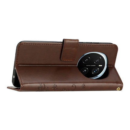 For Honor Magic7 Pro 5G Case PU Leather Phone Wallet Cover with Strap