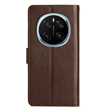 For Honor Magic7 Pro 5G Case PU Leather Phone Wallet Cover with Strap