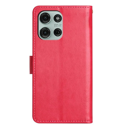 For Motorola Moto G75 5G Case PU Leather Phone Wallet Cover with Strap