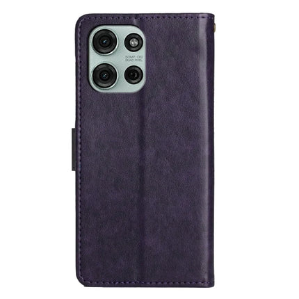 For Motorola Moto G75 5G Case PU Leather Phone Wallet Cover with Strap