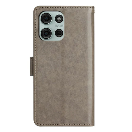 For Motorola Moto G75 5G Case PU Leather Phone Wallet Cover with Strap