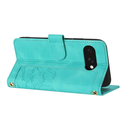 For Google Pixel 9a Case Tulip Leather Phone Cover with 5 Card Slots Wallet