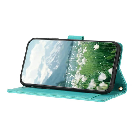 For Google Pixel 9a Case Tulip Leather Phone Cover with 5 Card Slots Wallet