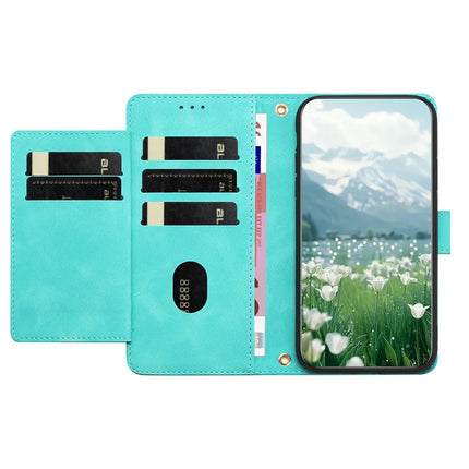 For Google Pixel 9a Case Tulip Leather Phone Cover with 5 Card Slots Wallet