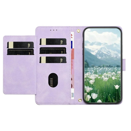 For Google Pixel 9a Case Tulip Leather Phone Cover with 5 Card Slots Wallet