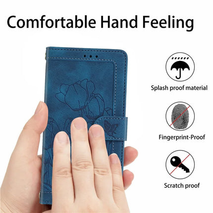For Google Pixel 9a Case Tulip Leather Phone Cover with 5 Card Slots Wallet